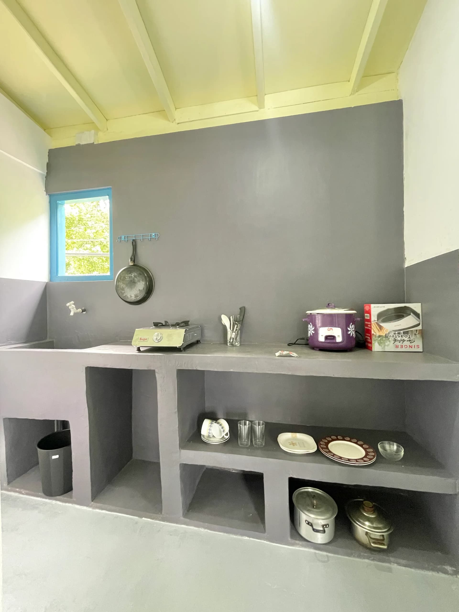 Room 2 bathroom washbasin and mirror
