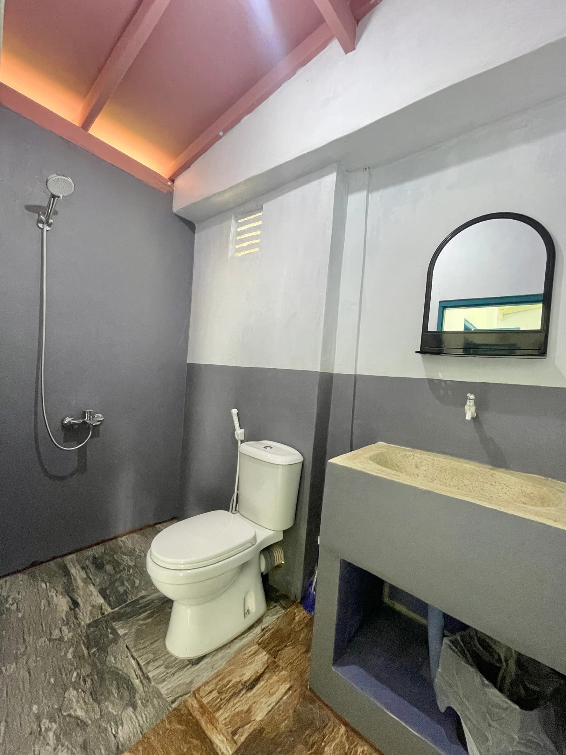 Room 2 clean shower area